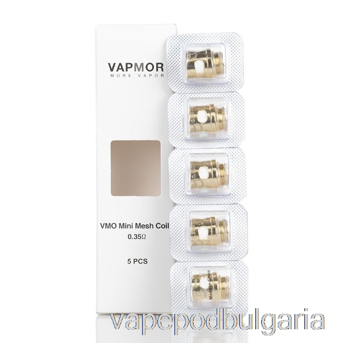 Vape Технически характеристики Vapmor Vmo мини мрежести бобини 0.35ohm Vmo мини мрежести бобини